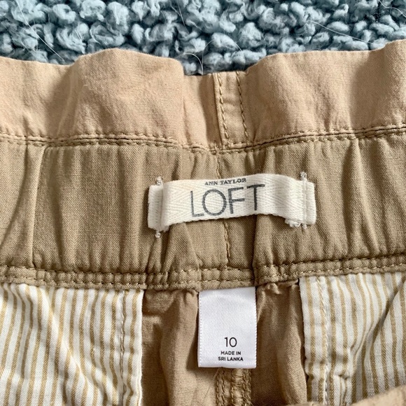 Loft Shorts with Ribbon, Size 10 - Picture 3 of 3